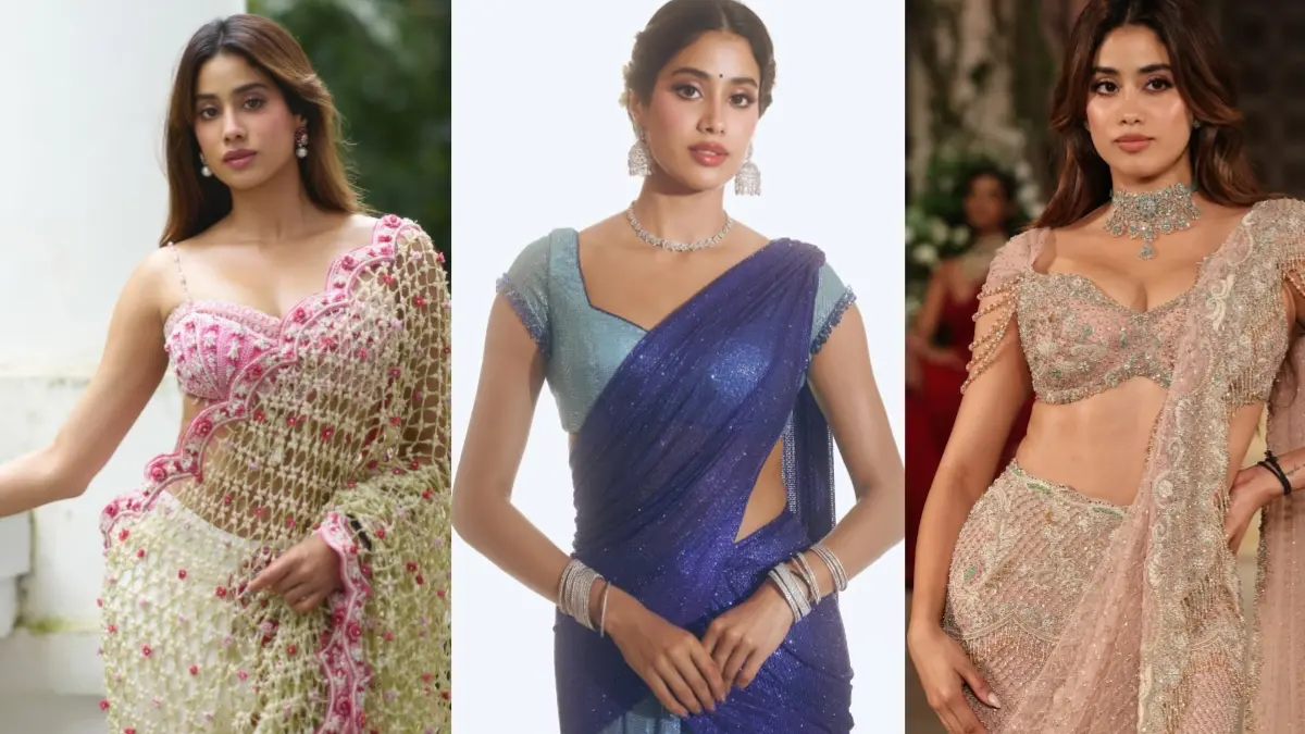 Janhvi Kapoor: बॉलीवुड Style saree photos 2025
