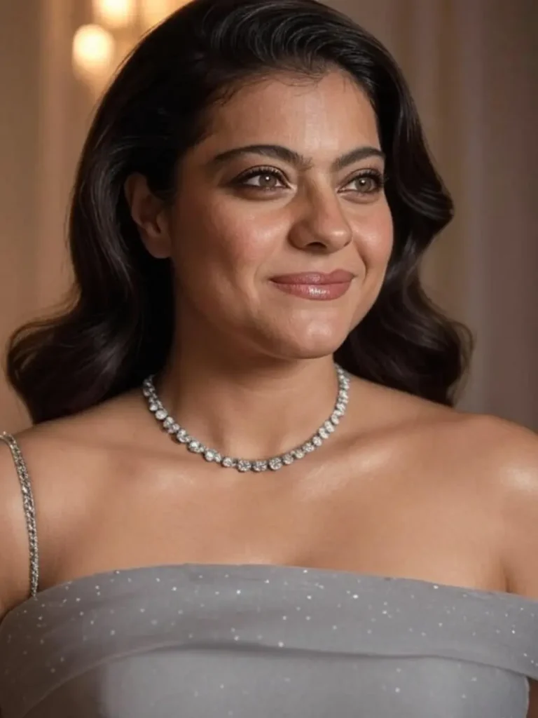 Kajol का डायमंड नेकलेस: महंगी और एलीगेंट ज्वेलरी कलेक्शन"